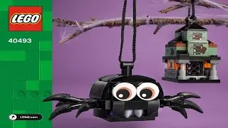 LEGO instructions - Seasonal - 40493 - Spider & Haunted House