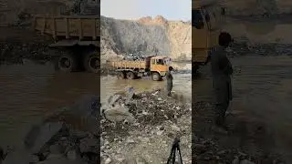 Loading and Transports Big Rocks #dumptrucks #rock #loading #shorts #viralshorts #trending #fyp