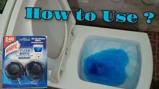 How to Use Harpic Flush Matic in Telugu || Simple Steps Use Harpic Flush Matic