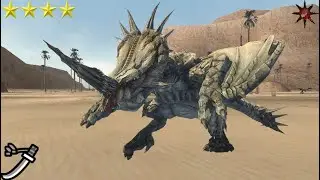 [MHFU] White Monoblos with LS, Village 4* The Silver Horn