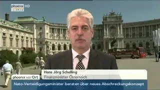 Statement von Hans J&ouml;rg Schelling zur Finanzkrise in Griechenland am 24.06.2015