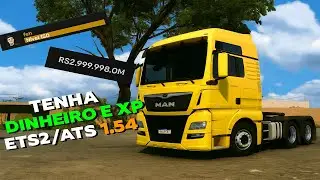 QUICK! HOW TO PUT MONEY AND XP IN EURO TRUCK SIMULATOR 2/AMERICAN TRUCK SIMULATOR 1.54!