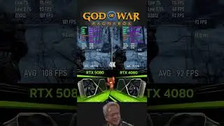 RTX 5080 VS RTX 4080 GOD OF WAR RAGNAROK 4K | #rtx5080 #rtx4080 #nvidia