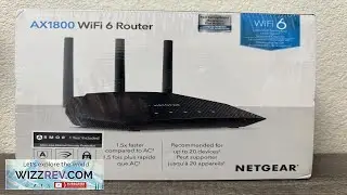 Netgear AX1800 Wi Fi 6 IEEE 802.11ax Ethernet Wireless Router RAX100 Sealed