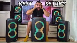 7 JBL Partybox Speakers Create an EPIC TV Experience | How to connect JBL Partybox to TV? #hype