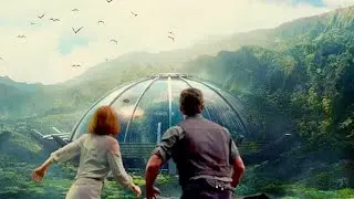 Jurassic World - Helicopter Crash Scene (Movie Clips) - 8K Movie