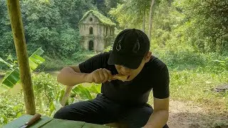 &ldquo;Wildlife experience: roast chicken in a hidden forest hut&rdquo;#forestcooking#survivallife#wildcooking