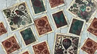 ✨ DIY Faux Vintage Postage Stamps That Look MAGICAL! ✨
