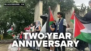 Virginia Tech students commemorate 2-year anniversary of Israel-Hamas conflict
