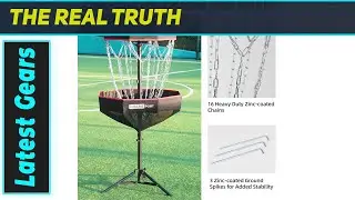 HIAARO Portable Disc Golf Basket: Amazing PDGA Approved Target!