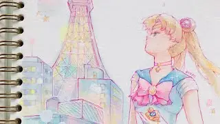 COPIC SPEEDPAINT | Сейлор Мун в пастельных цветах Copic!
