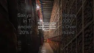 Hidden in the mountains of Tibet lies a library of 84,000 ancient texts. #history #ancient #library