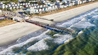 Surfside Pier Drone Flight & Relaxation - Surfside Beach, SC