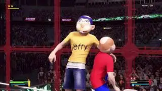 WWE 2K25 Jeffy vs Marvin.