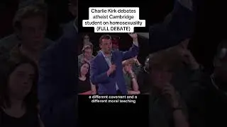 Charlie Kirk vs Cambridge Student Heated Debate on Homosexuality & the Bible