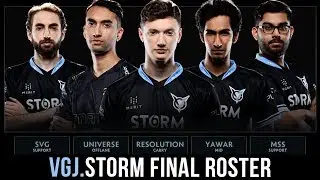 VGJ.Storm Final Roster is Done - All Player Gameplay Compilation - Dota 2