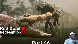 Red Dead Redemption 2 Walkthrough Gameplay / Part 46 / Legendary Bull Gator & Visiting Hours