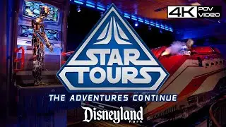 Star Tours: The Adventures Continue - FULL RIDE EXPERIENCE 4K Virtual Tour at Disneyland 2023