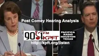 Post James Comey Senate Hearing Analysis June 8th, 2017