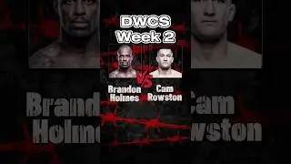 Brandon Holmes vs Cam Rowston Prediction📊 #DWCS #UFCFightNight #mma #ufc #ufcpredictions