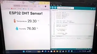PROJECT MONITORING SUHU DHT11 BERBASIS WEBSERVER ESP32