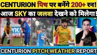 CENTURION PITCH & WEATHER REPORT. CENTURION STADIUM ALL STATS IN DETAIL. AAJ 200 RUNS BANENGE!