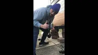 Replacing the Tongue Jack hitch on a Vintage Camper.