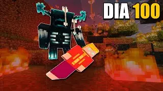 SOBREVIVI 100 DIAS NO MODO IMPOSSÍVEL DO MINECRAFT!