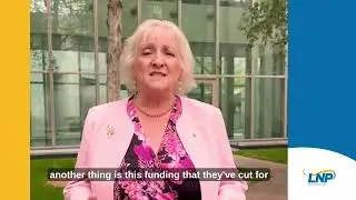 Michelle Landry MP from the parliament house garden