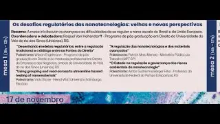 Mesa-1: Os desafios regulat&oacute;rios das nanotecnologias: PATRICK MAIA MERISIO E VICK SOTNE