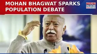 War Of Words Explodes As Mohan Bhagwat Bats For '3-Child Norm'; Owaisi Mocks RSS Chief | Watch Video