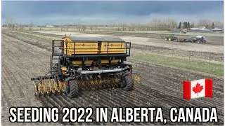 SEEDING 2022 IN ALBERTA, CANADA.