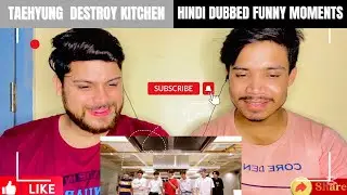 BTS Destroy kitchen 🤯🧑&zwj;🍳🥘 // Taekook cooking together | Hindi dubbing | Part-1 Reaction by Zain Raja