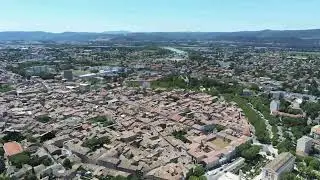 Montélimar en France,Vu du ciel le 13 juin 2019