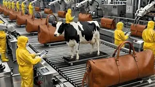 How Cow Skin Is Converted Into Leather | Inside a Modern Leather Factory