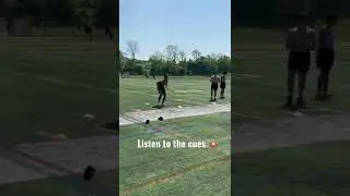 Weave break drill 💥 #football #footballshorts