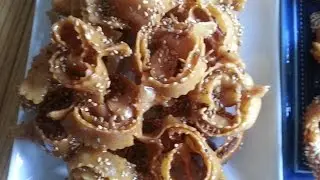 chebbakia sans gluten reussie à 100%