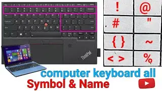 computer keyboard all symbols name  learn laptop symbol name and use