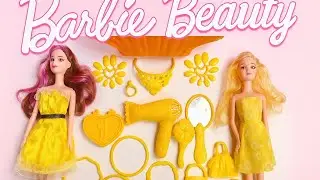 ASMR | Barbie Beauty Set Backpack | Satisfying with Unboxing Beauty Vanity Set with Mirror