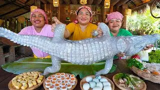 Готовим суп из крокодила. Острый и жгучий вкус. Вкусный суп-пот.