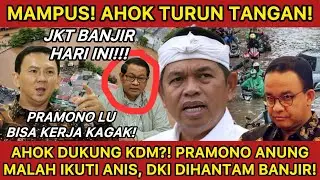 JKT BANJIR LAGI‼️AHOK SEJALAN DG KDM, PRAMONO MALAH IKUTI ANIS BASWEDAN, DKI DIHANTAM BANJIR PARAH?!