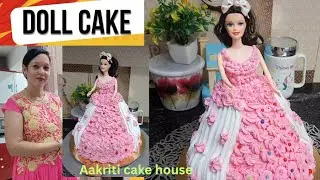 Doll cake Design Kaise banaye?.इसमें इतनी बड़ी गलती कैसे हो गई😲😱/ eggless cake/ easy recipe//