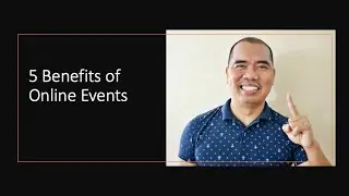 #onlineevents #eventprof 5 Benefits of Online Events on the New Normal | MICE Planner Philippines