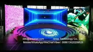 Front Maintenance High Color Saturation Energy Saving Stage Background  Big LED Display Screen 3840h
