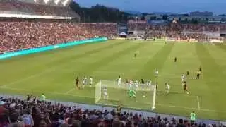 Chris Schuler 2nd goal vs DC United 8/9/14 with SloMo