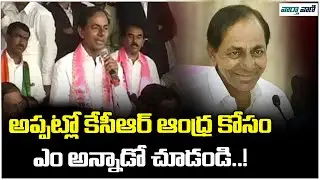 KCR Funny Comments On Andhra People || Kcr Ultimate Speech at Telangana Udyamam || VaarthaVaani