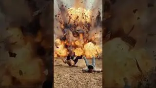 🔥 Realistic Building Blast VFX Scene🤯 with this Ai Tool using PHONE । 🎬..... #reels #vfx