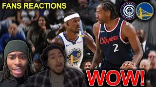 NBA fans reaction to the Clippers beating the Golden State Warriors 🏀