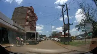 Past Thindigua, Past JK Prison Kiambu, Past the left side of Kiambu Town towards Ndumberi road.