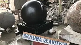 Water Fountains -  Granite or Marble Spheres, self-contained fountains, Giant globe water fountain